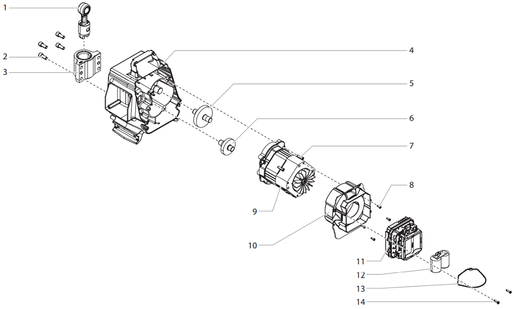 Impact 1140 Drive Assembly Parts